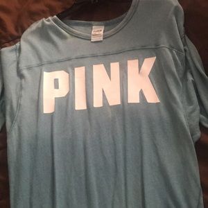 PINK long sleeve. Teal